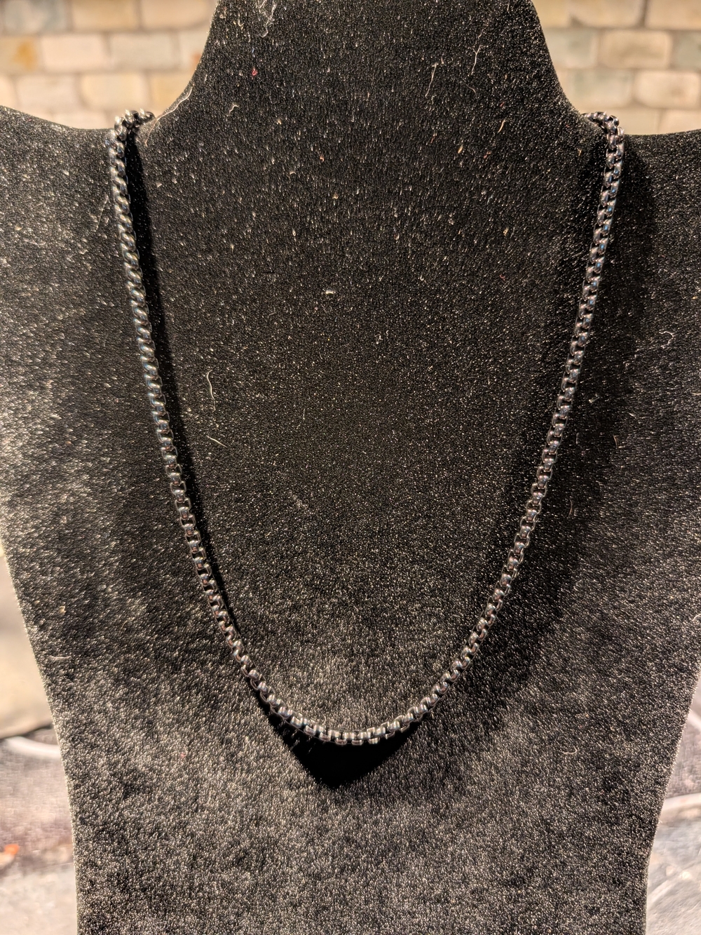 Minimalist Black Chain Necklace for Women - Sleek Everyday Layering